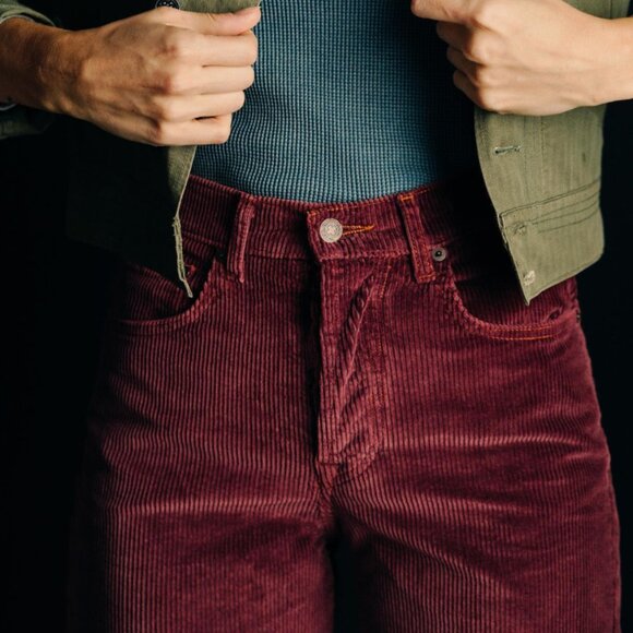 imogene + willie Amelia Corduroy Pant Blue 26 - Picture 4 of 8